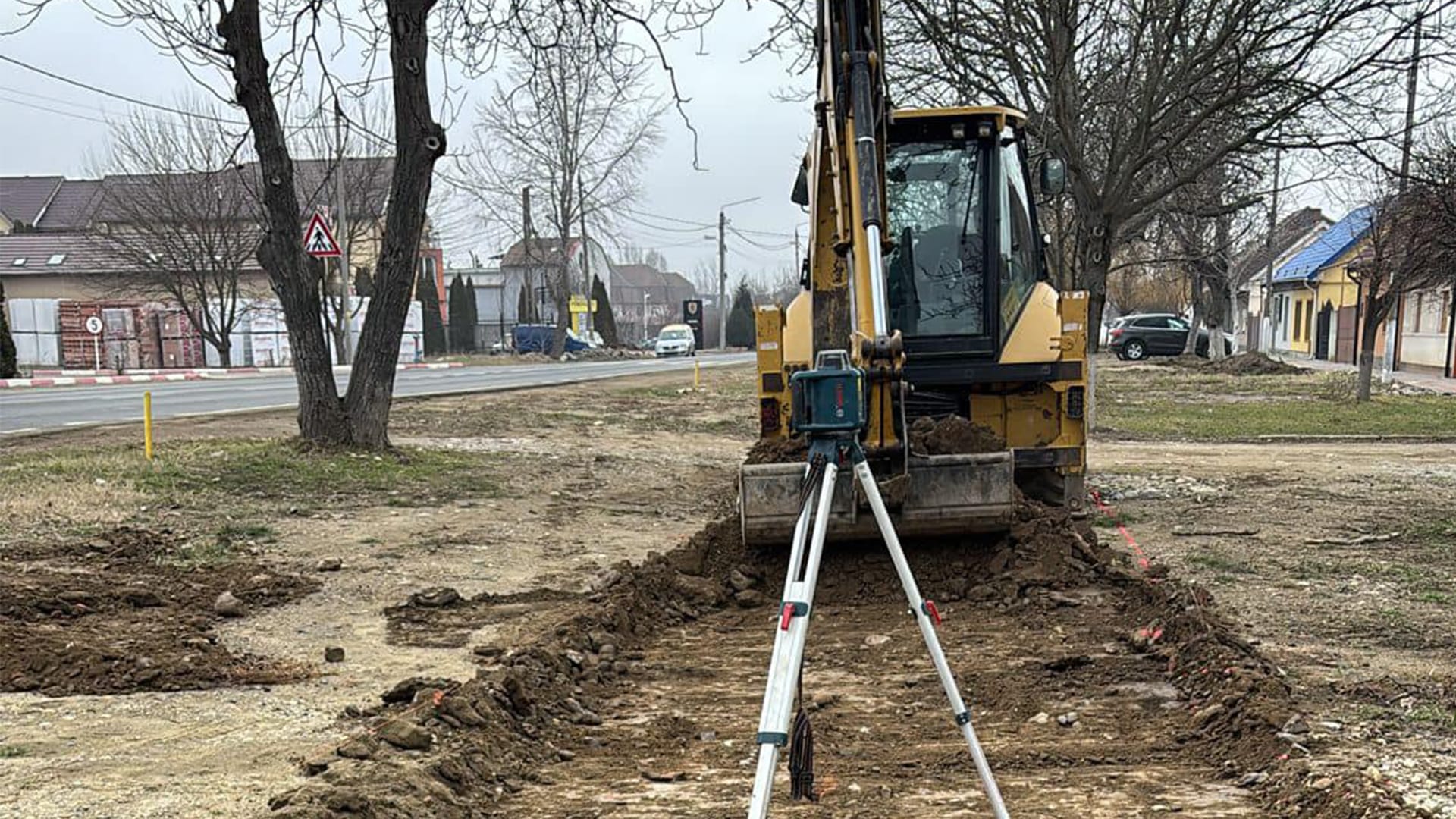 Începutul lucrărilor la pistele de biciclete pe strada Severinului (Ianuarie 2025)