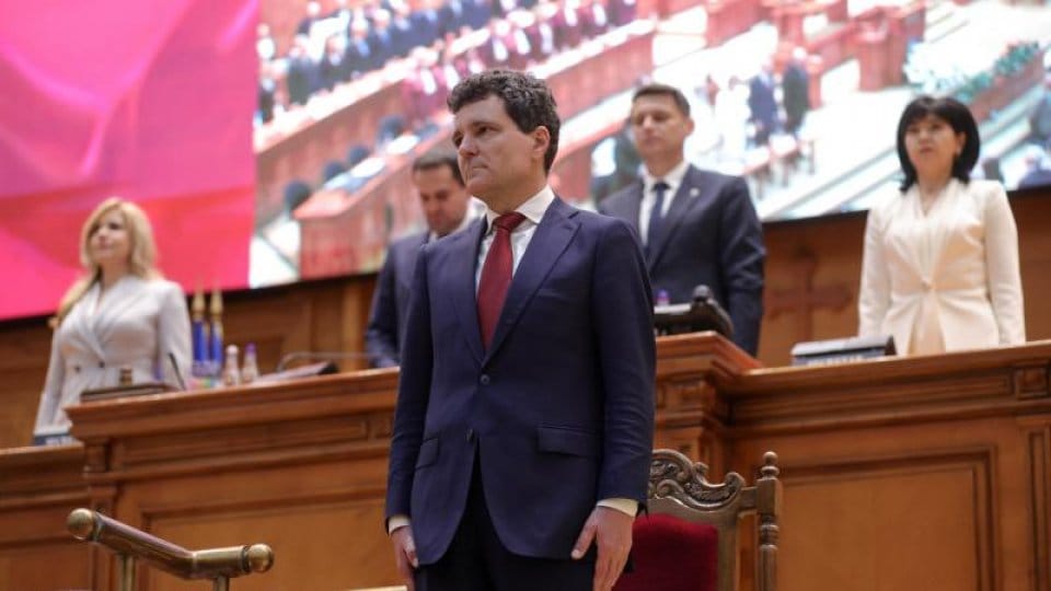 Nicușor Dan a depus jurământul de învestitură în Parlament, București, 26 mai 2025. Foto: Agerpres