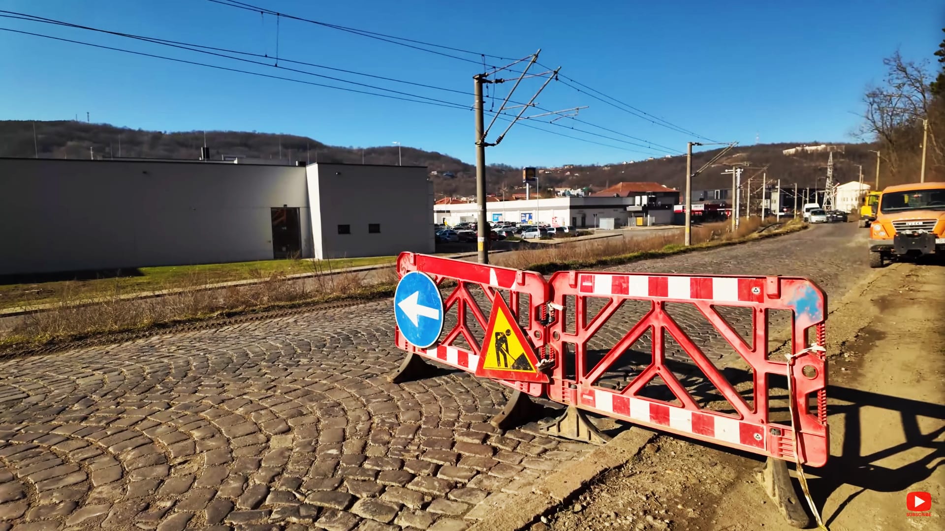 Strada Mociur, Reșița (februarie 2025) Foto: Gabriel Găină