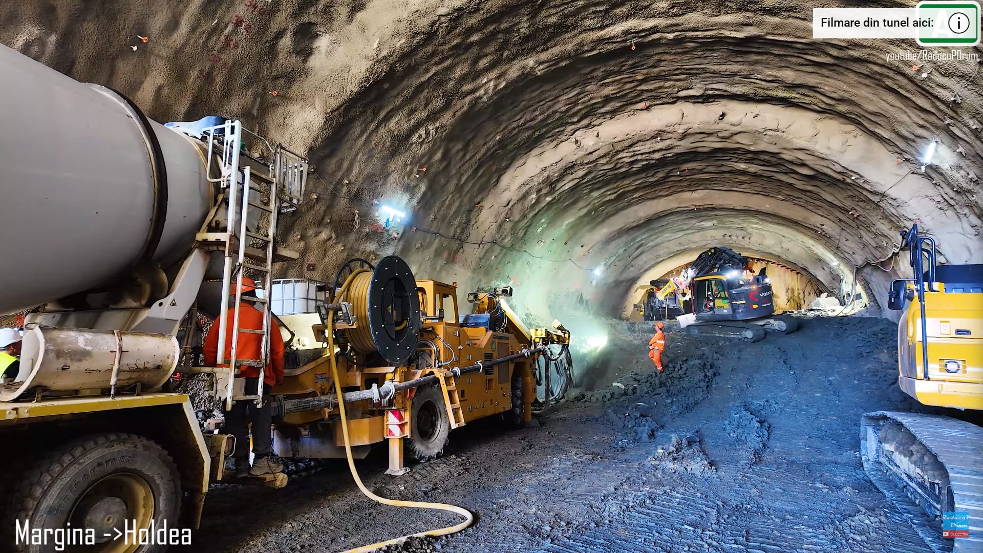 Interiorul unui tunel pentru urși, Margina-Holdea / Foto: https://www.youtube.com/@RaducuPDrum