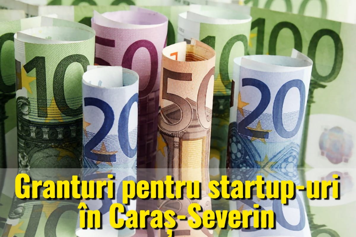 Granturi de 15.000–75.000 EUR pentru startup-uri în Caraș-Severin: Înscrie-te la cursurile antreprenoriale până pe 30 martie!