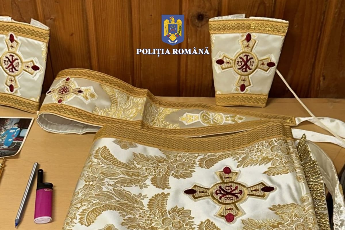 Hoț prins în flagrant în timp ce jefuia o biserică din Oțelu Roșu