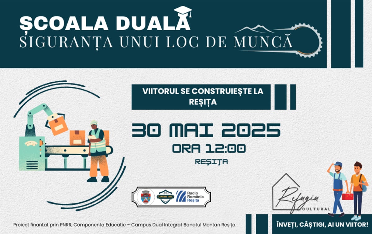 Viitorul se construiește la Reșița: Târgul de Meserii deschide porți spre educația duală și cariere de succes
