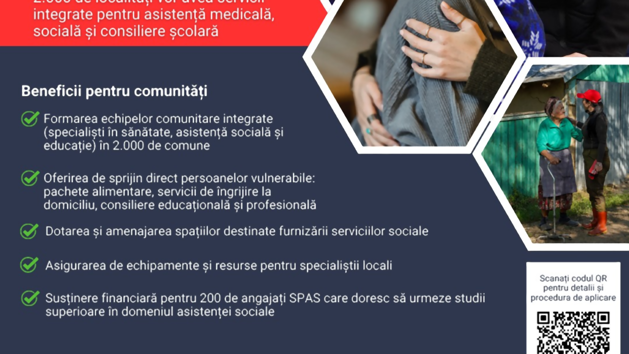 Programul Național „Furnizare de servicii integrate în comunitățile rurale”: O șansă pentru dezvoltarea comunităților vulnerabile din Caraș-Severin