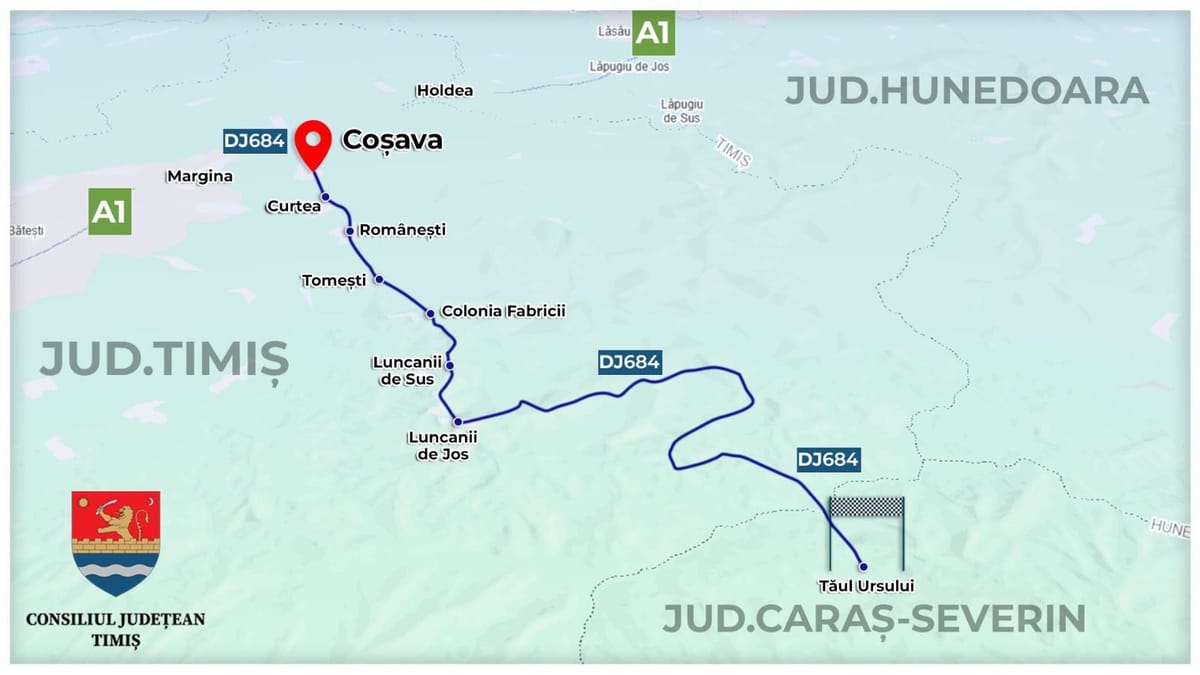 Răscruce de speranțe și obstacole: Traseul Coșava-Rusca Montană între finanțare, păduri și promisiuni turistice