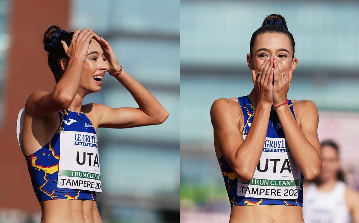 Aur și record european pentru România: Atleta Ștefania Uță, noua campioană europeană la 400 m garduri
