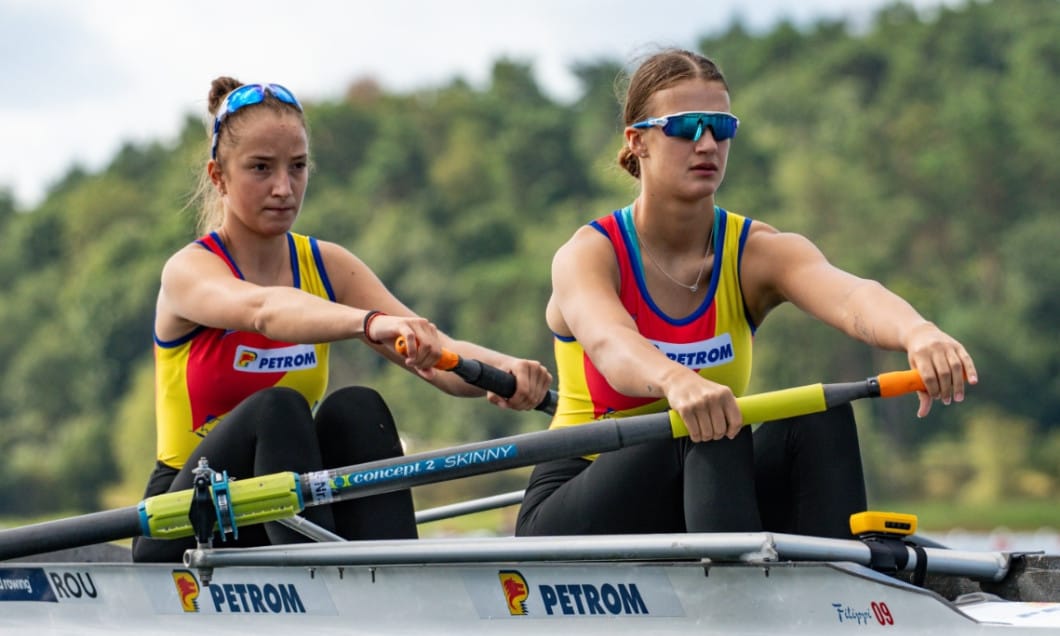 România strălucește la Mondiale: Două medalii pentru sportivii români la Campionatele Mondiale U19 de canotaj, aur și bronz pe apele lituaniene