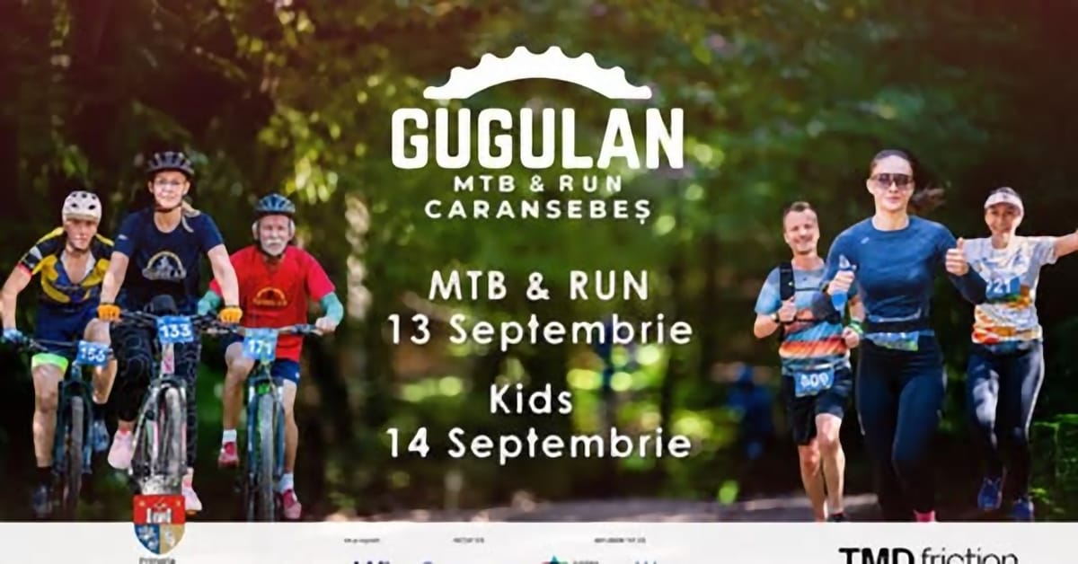 Reîntâlnește adrenalina la Gugulan MTB & RUN 2025: Trasee diverse, alergare și competiții pentru copii