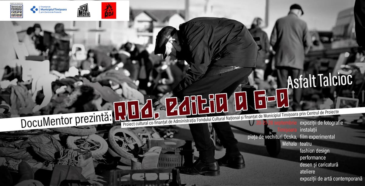 Asfalt Talcioc: Festivalul ROD aduce arta contemporană în piața de vechituri din Timișoara