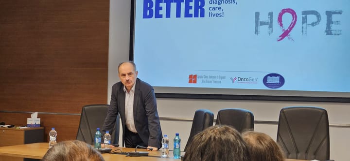 Prof. Virgil Păunescu, CROSSCARE Project Manager & OncoGen Coordinator