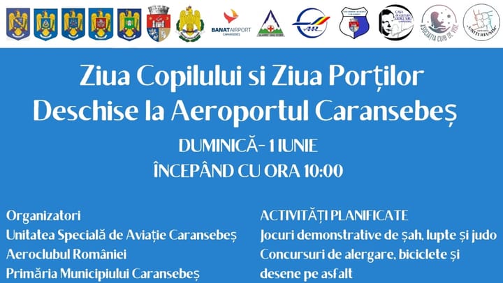 Caransebeș deschide porțile aventurii și educației de Ziua Copilului