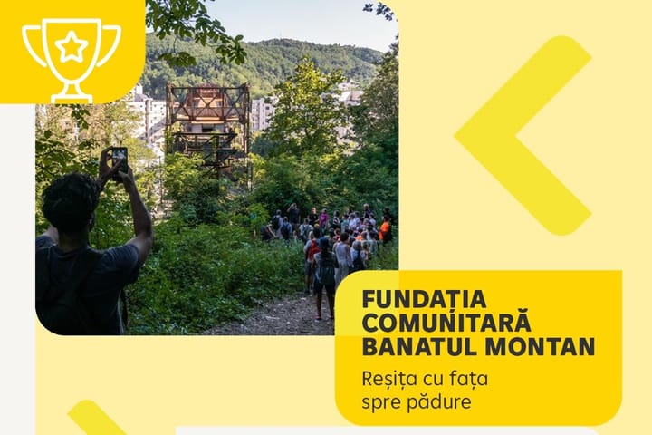Fundația Comunitară Banatul Montan transformă visul unei Reșițe mai verzi în realitate, cu sprijinul Raiffeisen Comunități