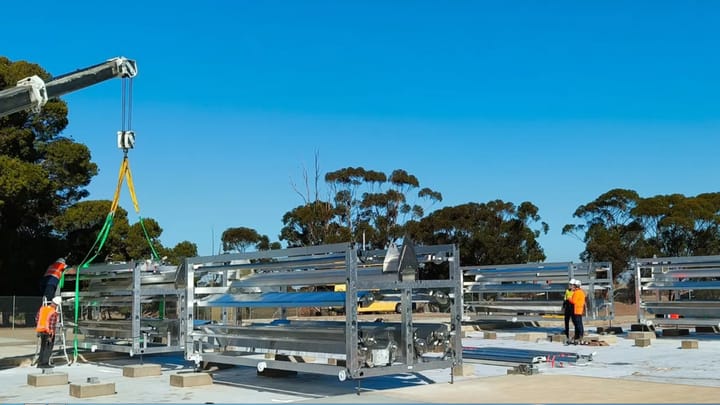 Construirea fabricii-pilot Sparc în Adelaide (Iunie 2025) Foto: Sparc