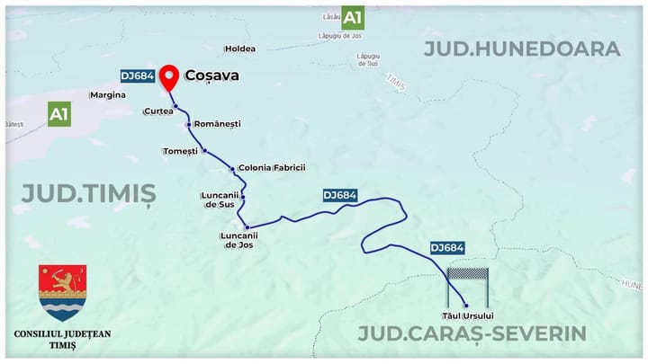 Răscruce de speranțe și obstacole: Traseul Coșava-Rusca Montană între finanțare, păduri și promisiuni turistice