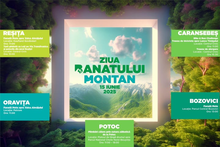 Ziua Banatului Montan sărbătorită în armonie cu natura: Aventură și comunitate în cele mai spectaculoase locuri din județul Caraș Severin