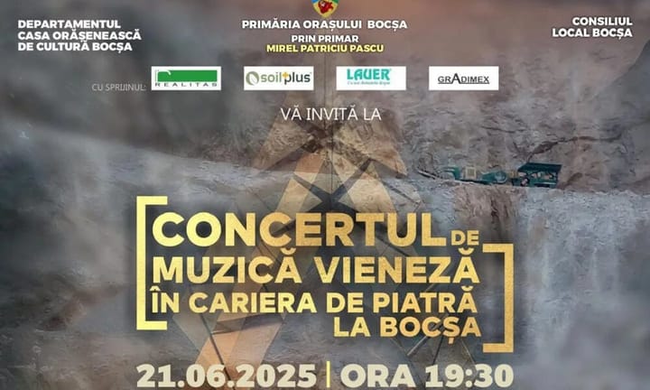 Dan Liuț: Peștera Românești a fost inspirația pentru ineditul ”Concert de muzică vieneză” în Cariera de piatră din Bocșa