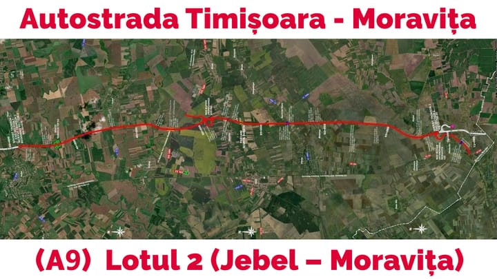 PORR Construct a fost desemnat câștigător pentru lotul 2 al autostrăzii Timișoara – Moravița (A9)