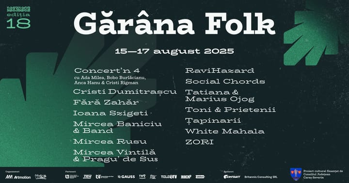 Gărâna Folk 2025 – Trei zile de muzică, natură și caritate în Munții Banatului