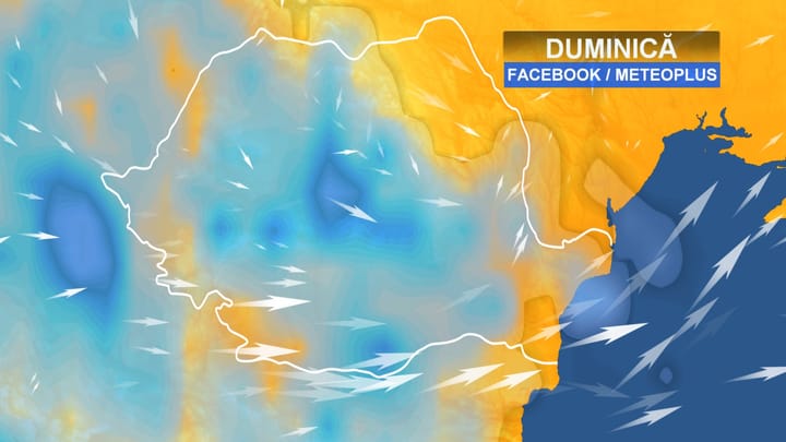Avertizări ANM: Vijelii și grindină în vestul, sudul și centrul țării între 31 august - 1 septembrie